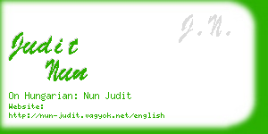 judit nun business card